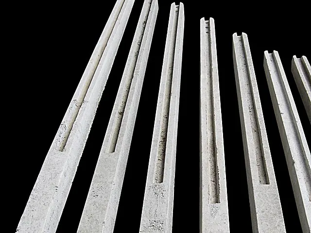 Postes de hormigón prefabricados de Vibrados Navarrete